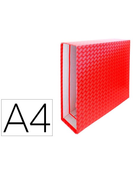 Caja archivador de palanca carton forrado elba...