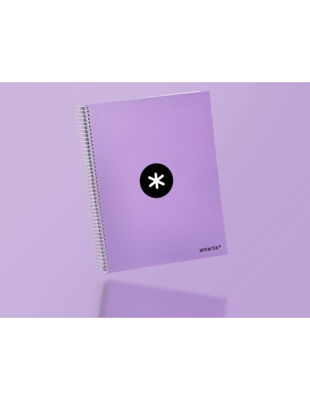 Cuaderno espiral a4 micro antartik tapa forrada...