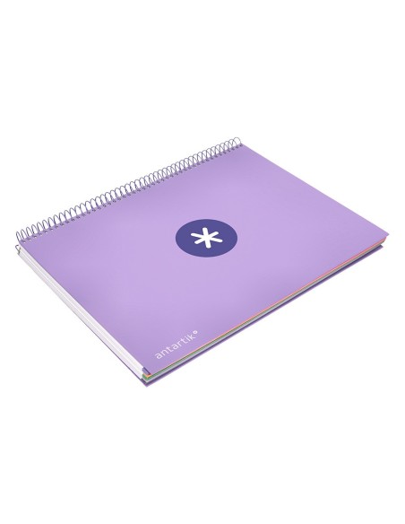 Cuaderno espiral a4 micro antartik tapa forrada...