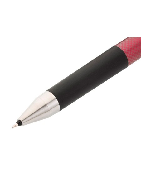 Boligrafo pilot synergy point retractil sujecion de caucho tinta gel 0,5 mm rojo