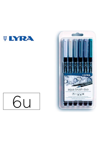 Rotulador lyra aqua brush acuarelable doble...
