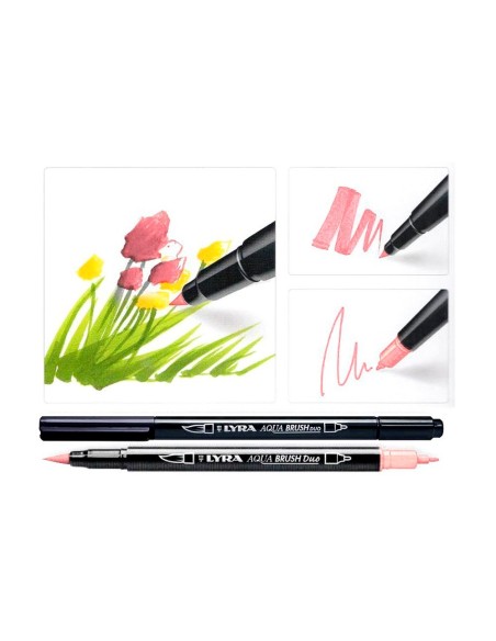 Rotulador lyra aqua brush acuarelable doble...