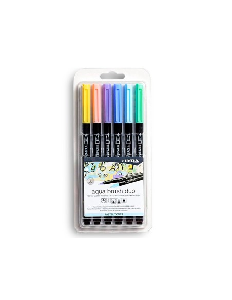 Rotulador lyra aqua brush acuarelable doble...