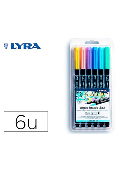 Rotulador lyra aqua brush acuarelable doble...