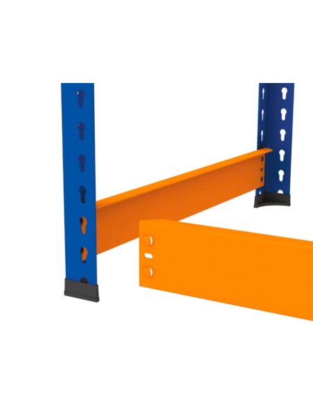 Estanteria metalica ar stabil xl 200x150x60 cm 4 estantes 500 kg por estante bandeja de madera sin tornillos color