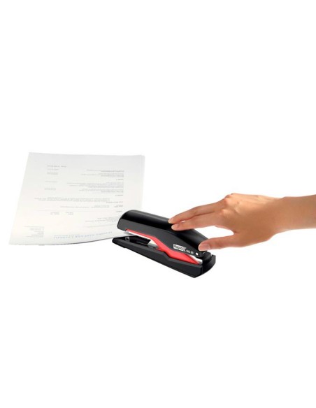 Grapadora rapid so30c plastico negro/rojo...
