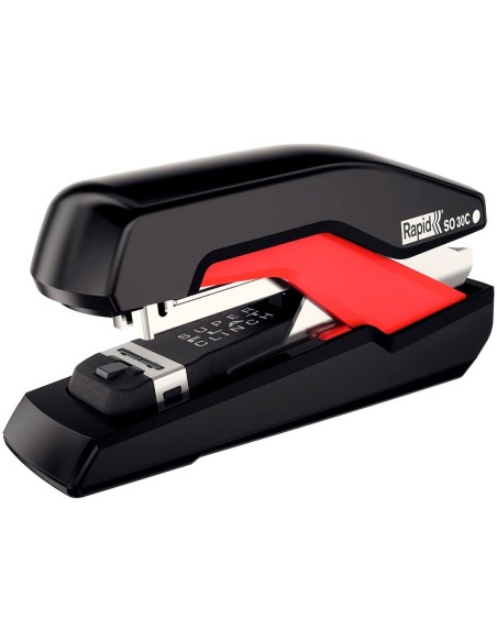 Grapadora rapid so30c plastico negro/rojo...