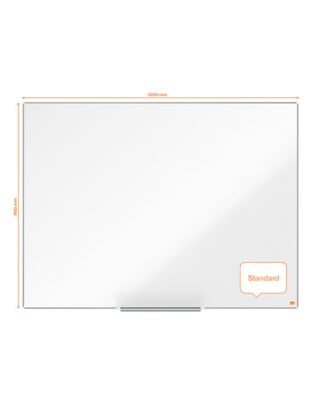 Pizarra blanca nobo nano clean ip pro lacada magnetica 1200x900 mm