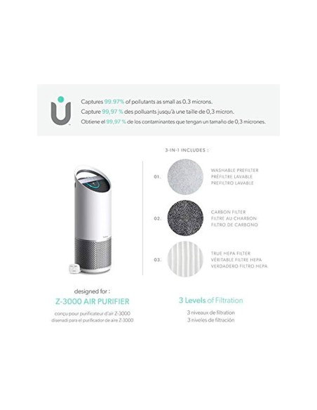 Filtro hepa leitz dupont para purificador de...