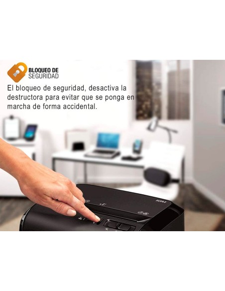 Destructora de documentos fellowes 10m...