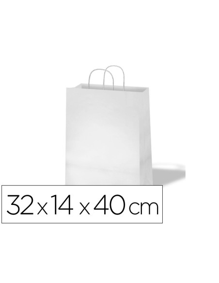 Bolsa kraft basika celulosa blanco 90 gr asa...