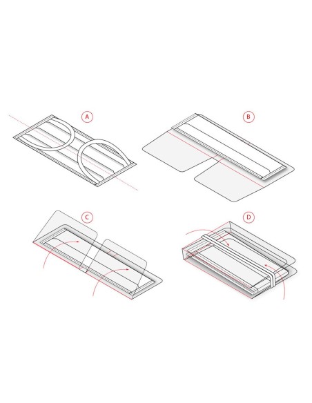 Portamascarilla polipropileno de bolsillo color...