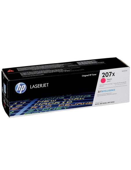 Toner hp 207x color laserjet pro m282nw / m283fdn / m283fdw magenta 2.450 paginas