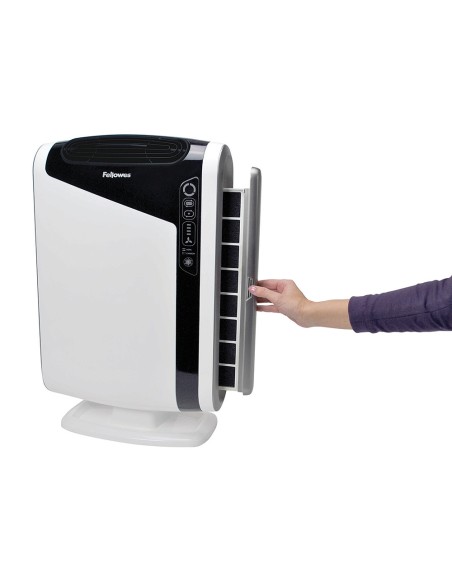 Purificador de aire fellowes aeramax dx95 rendimiento hasta 28 m2 filtro hepa / carbono 400x207x640 mm
