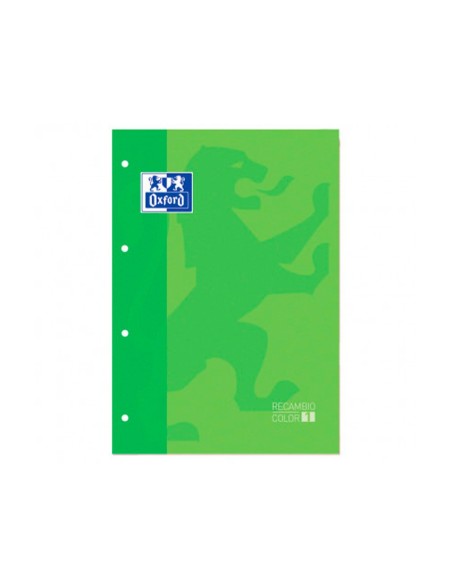 Recambio color 1 oxford din a4+ 80 hojas 90 gr...
