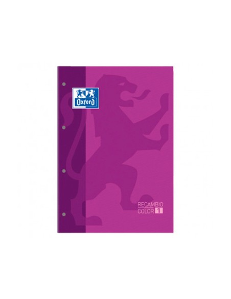 Recambio color 1 oxford din a4+ 80 hojas 90 gr...
