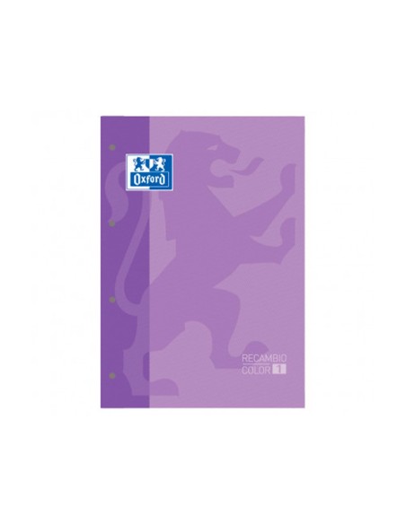 Recambio color 1 oxford din a4+ 80 hojas 90 gr...