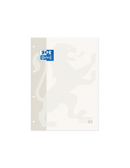 Recambio color 1 oxford din a4+ 80 hojas 90 gr...