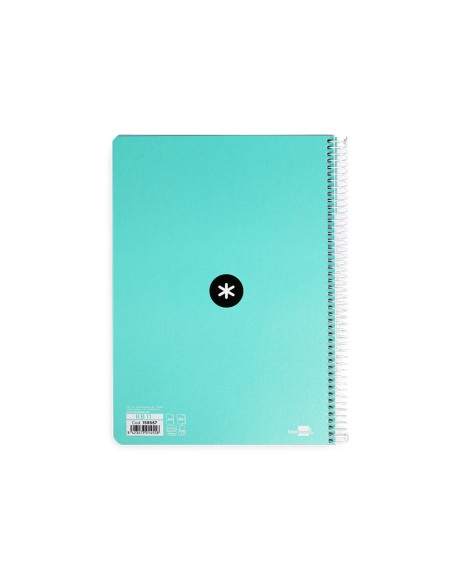 Cuaderno espiral a4 antartik tapa dura 80h 90gr...