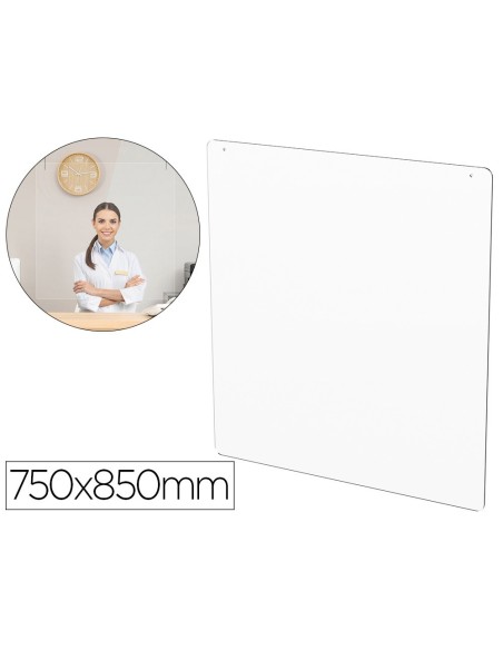 Pantalla de proteccion de techo para mostrador...