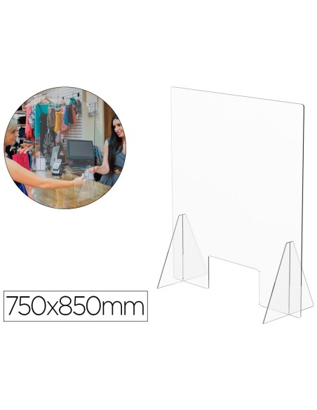 Pantalla de proteccion de mesa para mostrador...