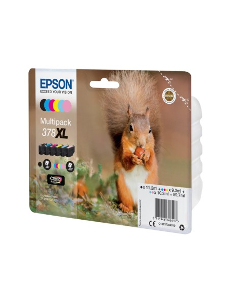 Ink-jet epson 378 xl expression home xp-8605 / 15000 / 8500 negro amarillo cian magenta cian claro