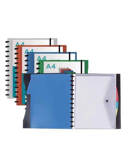 Carpeta liderpapel a4 con 40 fundas...