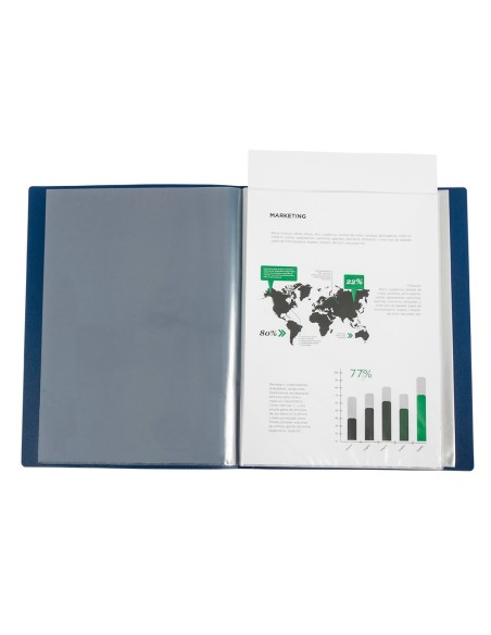 Carpeta liderpapel 80 fundas canguro pp din a4...