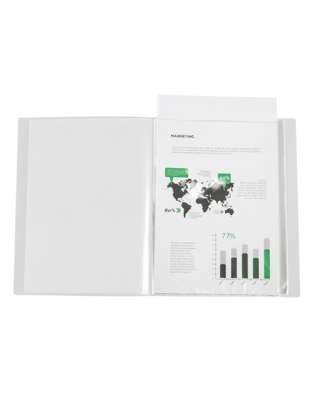 Carpeta liderpapel 80 fundas canguro pp din a4...