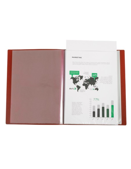 Carpeta liderpapel 60 fundas canguro pp din a4...