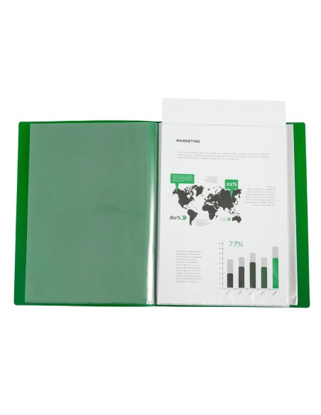 Carpeta liderpapel 10 fundas canguro pp din a4...