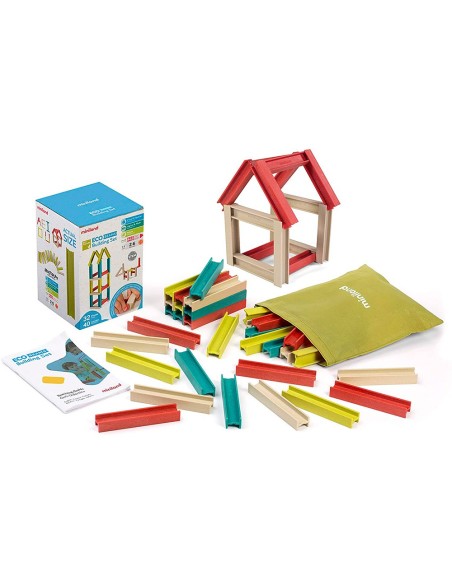 Juego didactico miniland construccion eco beams...