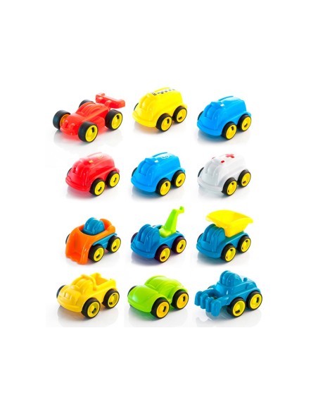 Juego miniland set de 12 minimobiles contenido...