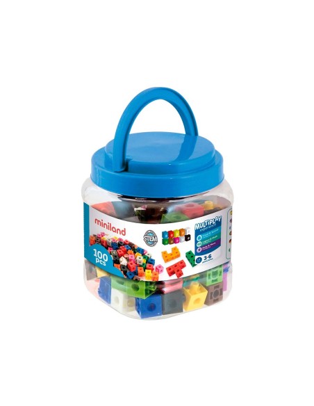 Juego miniland 100 cubos de 2 cm para juegos...
