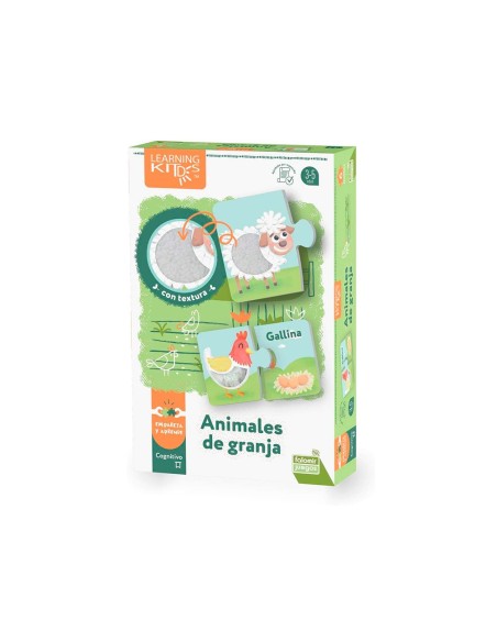 Juego educativo falomir animales de granja...