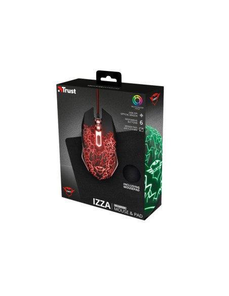 Pack alfombrilla + raton optico trust gaming...