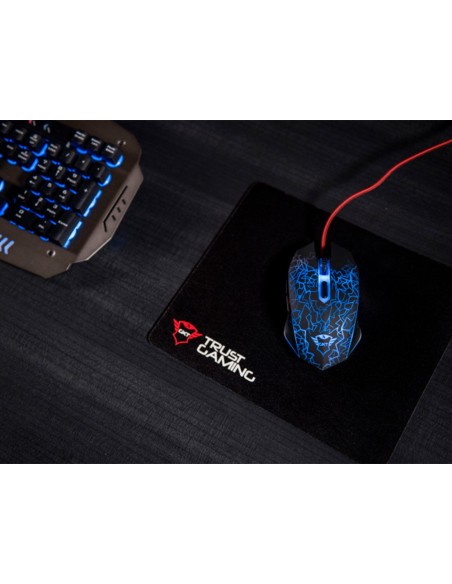Pack alfombrilla + raton optico trust gaming...