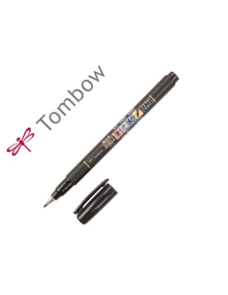 Rotulador tombow fudenosuke tinta base de agua...