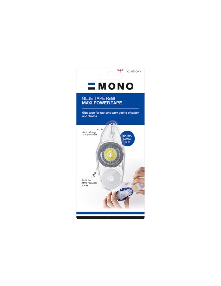 Recambio cinta adhesiva tombow maxi power tape permanente pn-ip 8,4 mm x 16 m