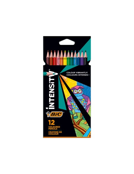 Lapices de colores intensity caja de 12 unidades colores surtidos