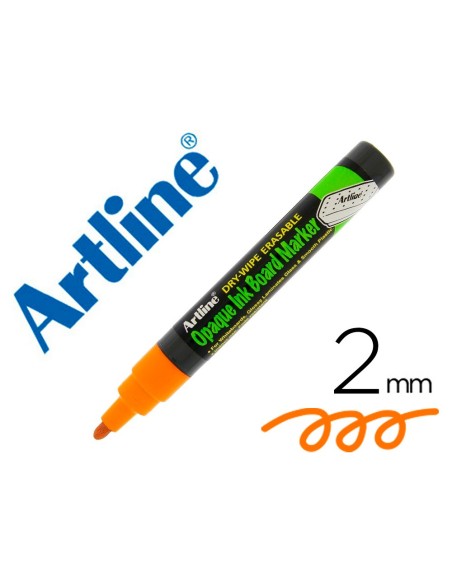 Rotulador artline pizarra epd-4 color naranja...