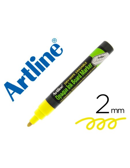 Rotulador artline pizarra epd-4 color amarillo...