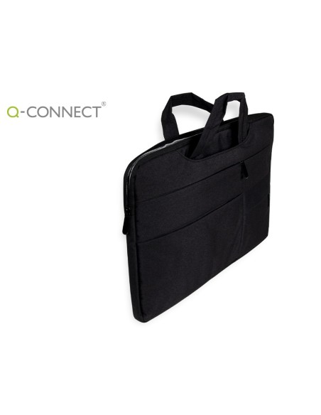 Funda para portatil q-connect 15,6\" con asas...