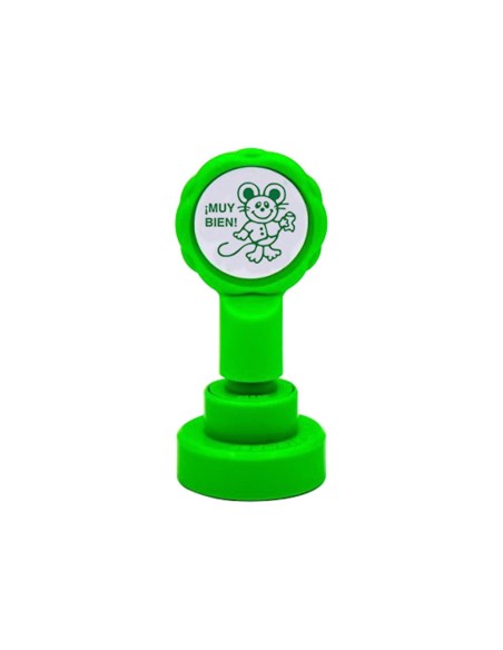 Sello artline emoticono muy bien color verde 22...