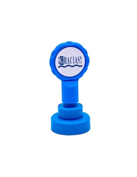 Sello artline emoticono gracias color azul 22...