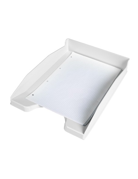 Bandeja sobremesa plastico q-connect blanco...