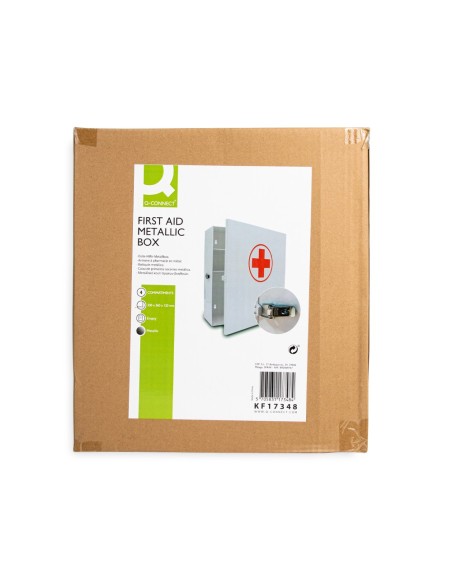 Botiquin q-connect metalico 4 compartimentos...