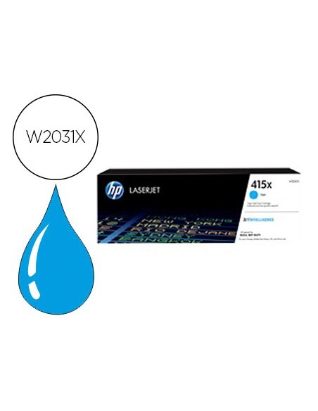 Toner hp 415x laser color m454 / mfp m479 cian...