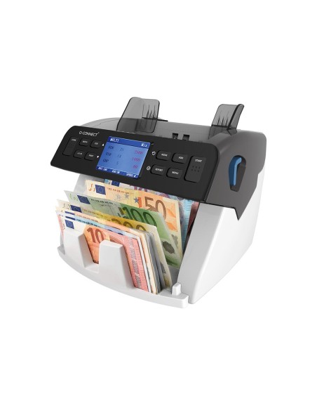 Detector y contador q-connect de billetes...