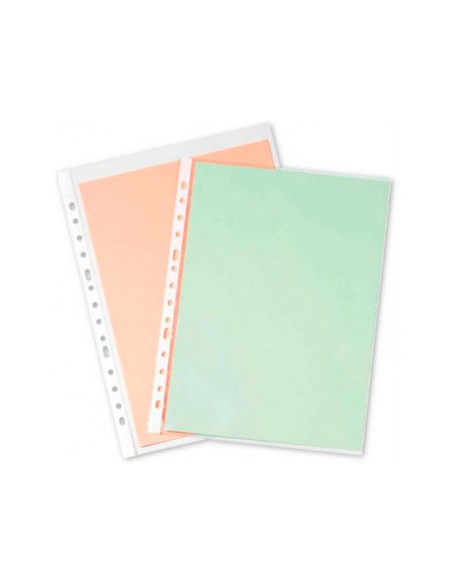 Funda multitaladro q-connect folio 80 mc cristal caja de 1400 unidades